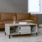 Preview: Couchtisch Grau Sonoma 90x50x36,5 cm Holzwerkstoff