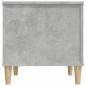 Preview: Couchtisch Betongrau 60x44,5x45 cm Holzwerkstoff