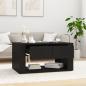 Preview: Couchtisch Schwarz 80x50x40 cm Holzwerkstoff