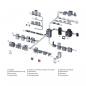 Preview: Siemens 3VA9157-0FK25 Türkupplungsdrehantrieb Not-Aus IEC IP65 mit Türverriegelung