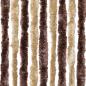 Preview: Insektenschutz-Vorhang Beige und Hellbraun 56x185 cm Chenille