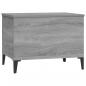 Preview: Couchtisch Grau Sonoma 60x44,5x45 cm Holzwerkstoff