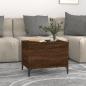 Preview: Couchtisch Braun Eichen-Optik 60x44,5x45 cm Holzwerkstoff