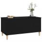 Preview: Couchtisch Schwarz 90x44,5x45 cm Holzwerkstoff