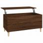 Preview: Couchtisch Braun Eichen-Optik 90x44,5x45 cm Holzwerkstoff