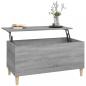 Preview: Couchtisch Grau Sonoma 90x44,5x45 cm Holzwerkstoff