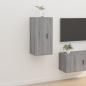 Preview: ARDEBO.de - TV-Wandschrank Grau Sonoma 40x34,5x80 cm