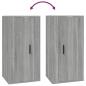 Preview: TV-Wandschrank Grau Sonoma 40x34,5x80 cm