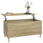 Preview: Couchtisch Sonoma-Eiche 90x44,5x45 cm Holzwerkstoff