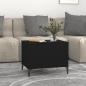 Preview: Couchtisch Schwarz 60x44,5x45 cm Holzwerkstoff