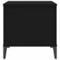 Preview: Couchtisch Schwarz 60x44,5x45 cm Holzwerkstoff