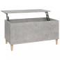 Preview: Couchtisch Betongrau 90x44,5x45 cm Holzwerkstoff