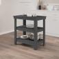 Preview: ARDEBO.de - Werkbank Grau 78,5x50x80 cm Massivholz Kiefer