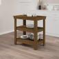 Preview: ARDEBO.de - Werkbank Honigbraun 78,5x50x80 cm Massivholz Kiefer