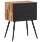 Preview: Nachttisch 47x31,5x60 cm Massivholz Teak