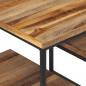 Preview: Beistelltisch 50x50x50 cm Recyceltes Massivholz Teak