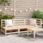 Preview: ARDEBO.de - Gartensofa 3-Sitzer Massivholz Kiefer