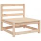 Preview: Gartensofa 3-Sitzer Massivholz Kiefer