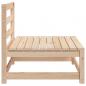 Preview: Gartensofa ohne Armlehnen 70x70x67 cm Massivholz Kiefer