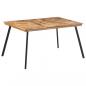 Preview: ARDEBO.de - Esstisch 148x97x76 cm Massivholz Teak