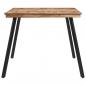 Preview: Esstisch 148x97x76 cm Massivholz Teak