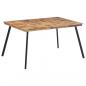 Preview: Esstisch 148x97x76 cm Massivholz Teak