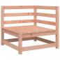 Preview: Gartensofa mit Hocker 2-Sitzer Massivholz Douglasie