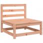 Preview: Gartensofa mit Hocker 2-Sitzer Massivholz Douglasie