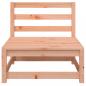 Preview: Gartensofa mit Hocker 2-Sitzer Massivholz Douglasie