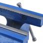 Preview: Schraubstock Blau 200 mm Gusseisen