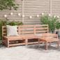 Preview: ARDEBO.de - Gartensofas ohne Armlehnen 3 Stk. 70x70x67 cm Douglasienholz