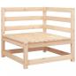 Preview: Garten-Ecksofas 2 Stk. 70x70x67 cm Massivholz Kiefer