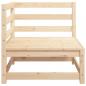 Preview: Garten-Ecksofas 2 Stk. 70x70x67 cm Massivholz Kiefer