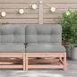 Preview: Gartensofa ohne Armlehnen mit Kissen Massivholz Douglasie