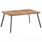 Preview: Esstisch 169x98,5x76 cm Massivholz Teak