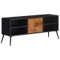 Preview: TV-Schrank 112x31x45 cm Recyceltes Massivholz Teak