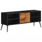 Preview: TV-Schrank 112x31x45 cm Recyceltes Massivholz Teak