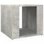 Preview: Nachttisch Betongrau 41x40x36 cm Holzwerkstoff