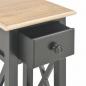 Preview: Beistelltisch Schwarz 27 x 27 x 65,5 cm Holz