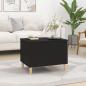 Preview: Couchtisch Schwarz 60x44,5x45 cm Holzwerkstoff