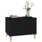 Preview: Couchtisch Schwarz 60x44,5x45 cm Holzwerkstoff