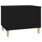 Preview: Couchtisch Schwarz 60x44,5x45 cm Holzwerkstoff