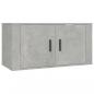 Preview: TV-Wandschrank Betongrau 80x34,5x40 cm