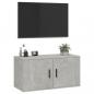 Preview: TV-Wandschrank Betongrau 80x34,5x40 cm