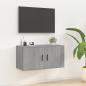 Preview: ARDEBO.de - TV-Wandschrank Grau Sonoma 80x34,5x40 cm