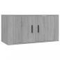 Preview: TV-Wandschrank Grau Sonoma 80x34,5x40 cm