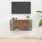 Preview: TV-Wandschrank Grau Sonoma 80x34,5x40 cm