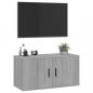 Preview: TV-Wandschrank Grau Sonoma 80x34,5x40 cm