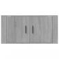 Preview: TV-Wandschrank Grau Sonoma 80x34,5x40 cm