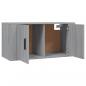 Preview: TV-Wandschrank Grau Sonoma 80x34,5x40 cm